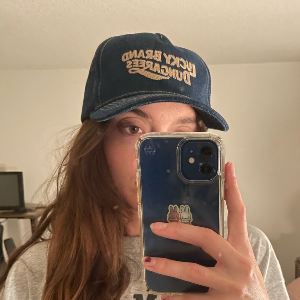 Lucky Brand Denim trucker hat